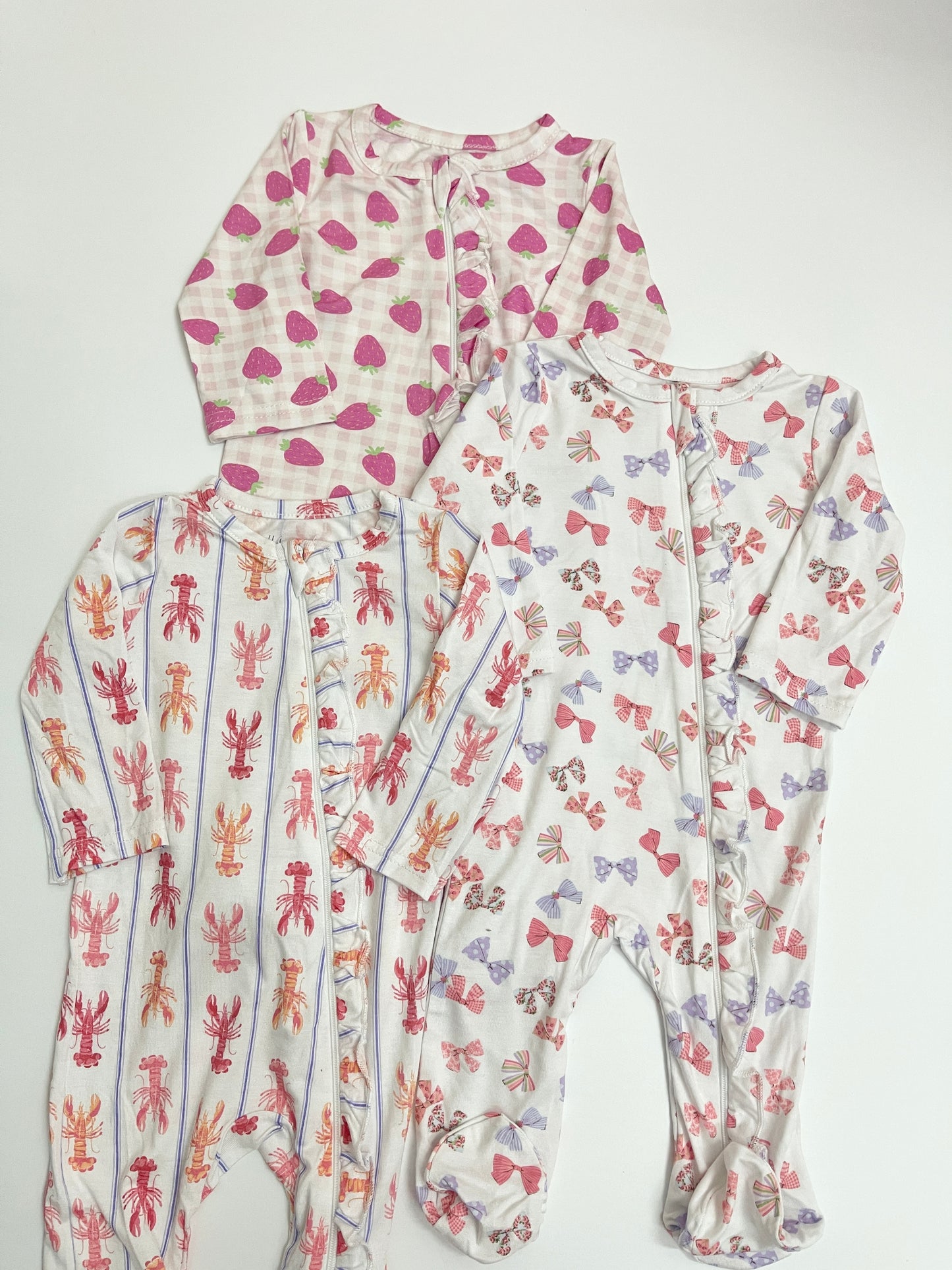 Milkberry - Sleepsuit Bamboo Girl [0-3M - 6-9M]