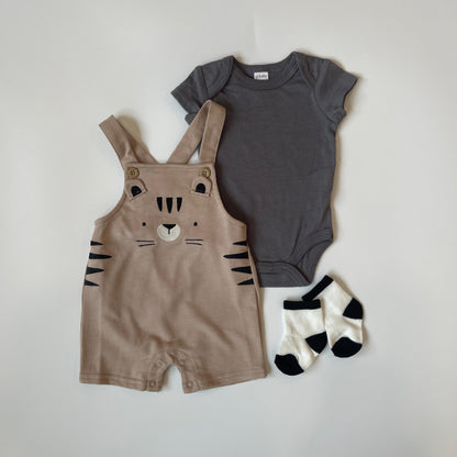 Little Paws Overall Adventure Set [0-3M - 9-12M]