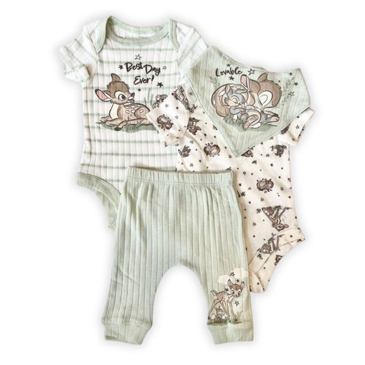 Bambi - Disney Romper Set 4 in 1 [NB - 9-12M]