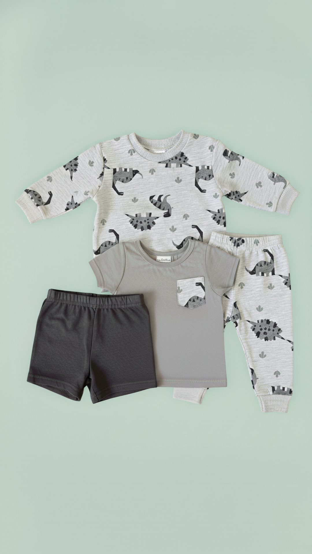 Dino 4-Item Mix & Match Set [3M- 24M]