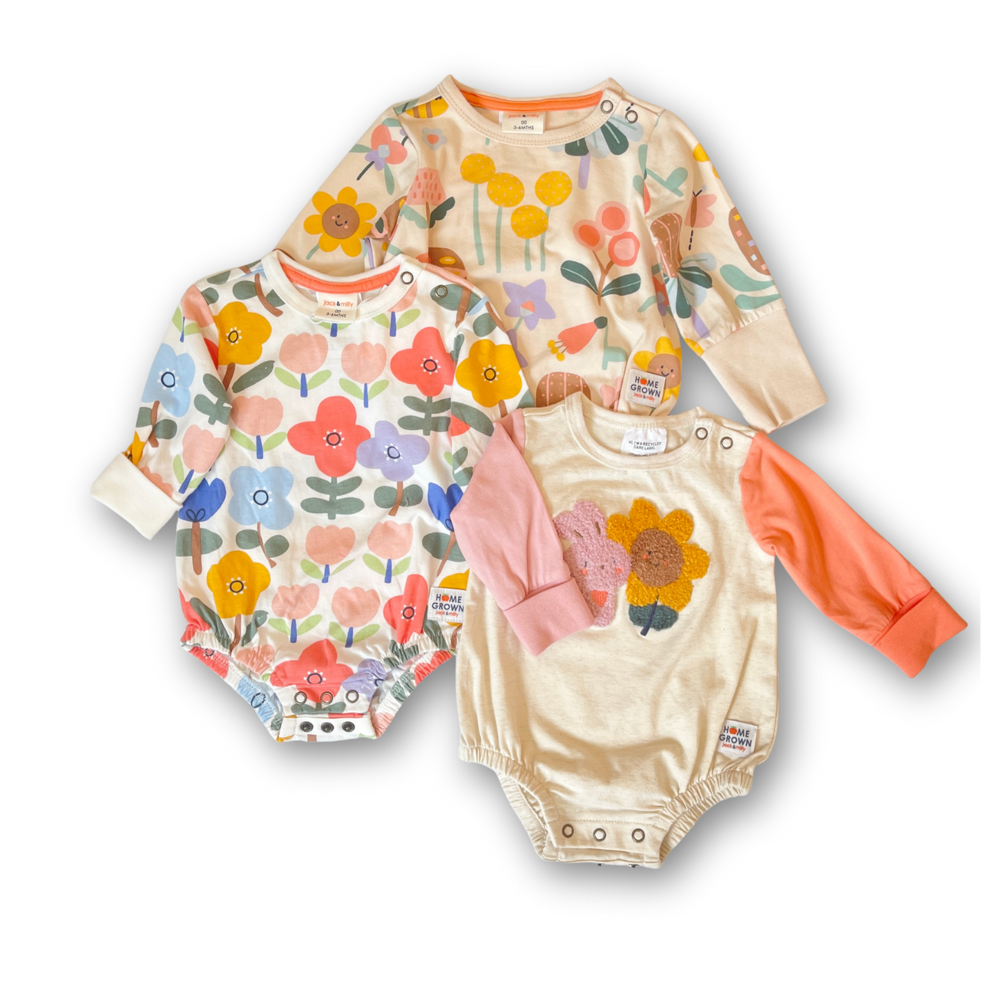 Jack & Milly - Romper Girl [0-3M - 6-12M]