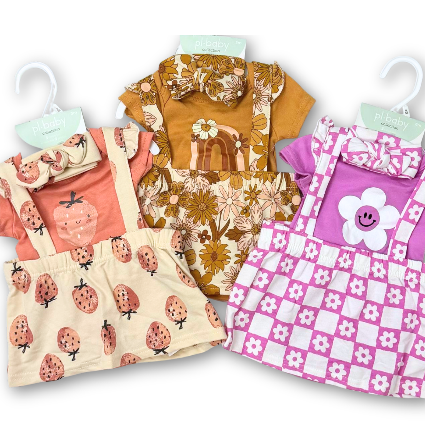 Overall Baby Girl Set [3M - 12M]