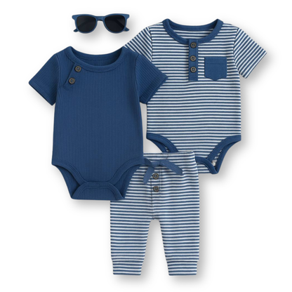 Tiny Wave - Set of 4 [0-3M - 6-9M]